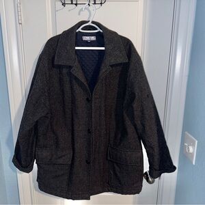 Structure Charcoal Women’s Wool Coat Size XL